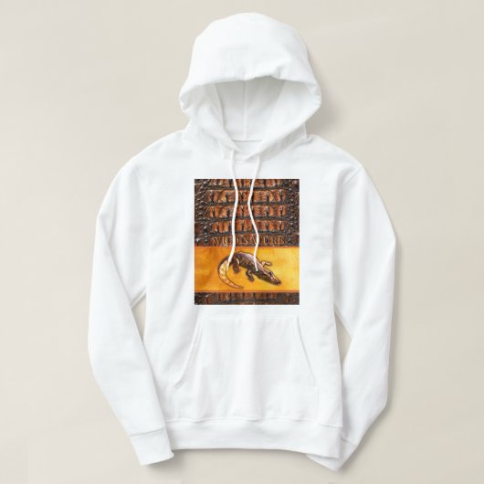 WILDE NATUUR - CROCODILE-DILE-DILE design collecti Hoodie (Design voorkant)