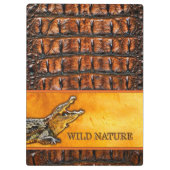 WILDE NATUUR - CROCODILE-DILE-DILE design collecti Klembord (Achterkant)