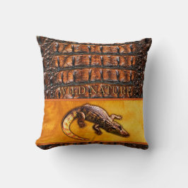 WILDE NATUUR - CROCODILE-DILE-DILE design collecti Kussen