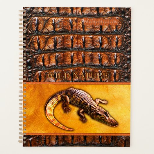 WILDE NATUUR - CROCODILE-DILE-DILE design collecti Planner (Voorkant)