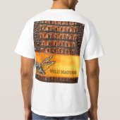 WILDE NATUUR - CROCODILE-DILE-DILE design collecti T-shirt (Achterkant)
