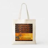 WILDE NATUUR - CROCODILE-DILE-DILE design collecti Tote Bag (Achterkant)