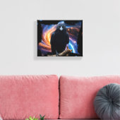 Wilde Natuur Crow-Raven Canvas Muurkunst Afdruk (Insitu (Woonkamer))