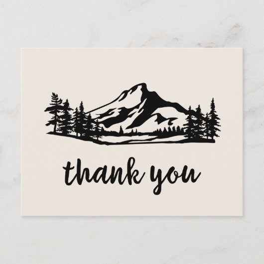  wilde natuur Hartelijk dank Briefkaart (Voorkant)