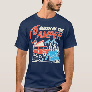Wilde Natuur Koningin der Camper T-shirt