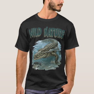 Wilde Natuur Krokodil T-shirt