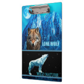 WILDE NATUUR. LONE WOLF design collectie Klembord (Links)