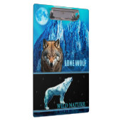 WILDE NATUUR. LONE WOLF design collectie Klembord (Rechts)