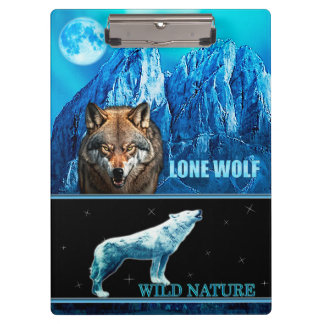 WILDE NATUUR. LONE WOLF design collectie Klembord