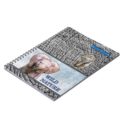 WILDE NATUUR - OLIFANT design collectie Notitieboek (Linkerzijde)