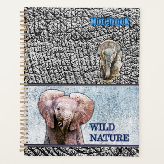WILDE NATUUR - OLIFANT design collectie Planner (Voorkant)
