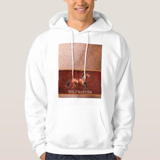 WILDE NATUUR - PAARDENONTWERP COLLECTIE HOODIE (Voorkant)