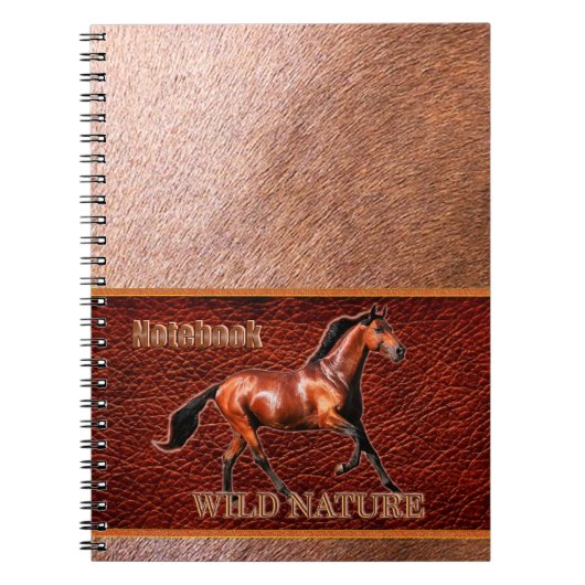 WILDE NATUUR - PAARDENONTWERP COLLECTIE NOTITIEBOEK (Voorkant)