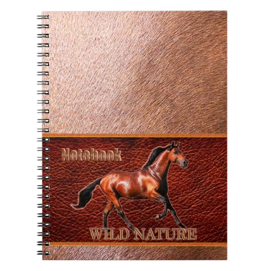 WILDE NATUUR - PAARDENONTWERP COLLECTIE NOTITIEBOEK (Voorkant)