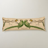 Wilde Natuur papegaai en vlinderlamp Lichaamskussen (Achterkant)