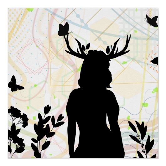 Wilde natuur perfect poster (Voorkant)