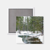 Wilde natuur van Utah Magneet (Voorkant / Achterkant)