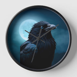 Wilde Natuur Vogels Moon Crow-Raven