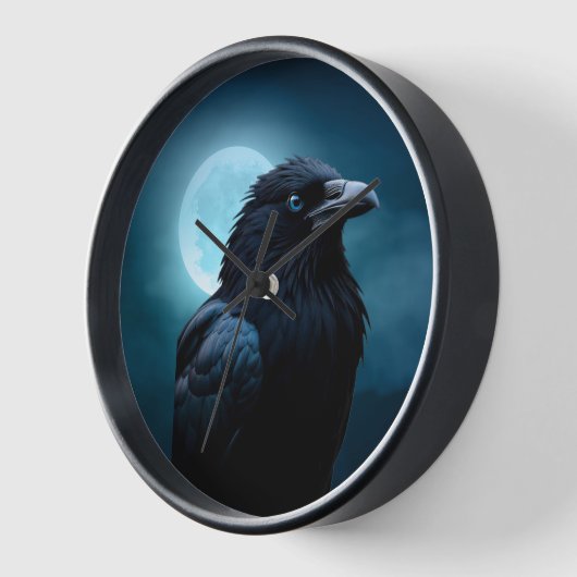 Wilde Natuur Vogels Moon Crow-Raven (Hoek)