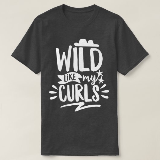 Wilde net als mijn krullen t-shirt (Design voorkant)