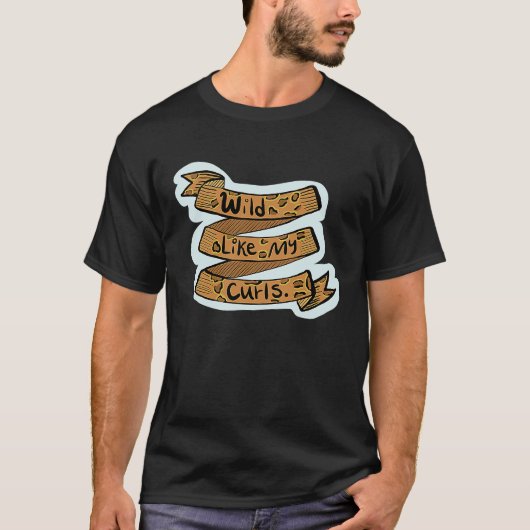 Wilde net als mijn krullen t-shirt (Voorkant)