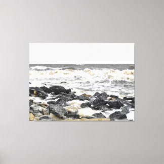 Wilde Oceaansurf Canvas Afdruk