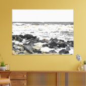 Wilde Oceaansurf Canvas Afdruk (Insitu (Woonkamer))