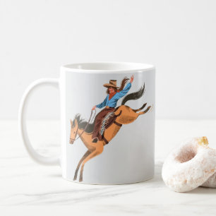 Wilde ochtendrit – Whimsical Cowboy koffiemok