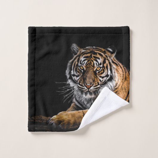 Wilde Oerwoud Dierlijke Tijger Bad Handdoek (Wasdoekje)