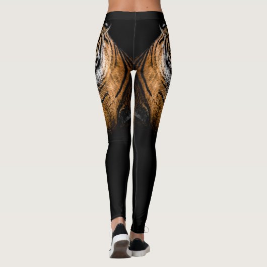 Wilde Oerwoud Dierlijke Tijger Leggings (Achterkant)
