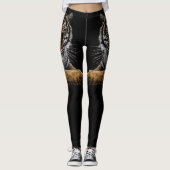 Wilde Oerwoud Dierlijke Tijger Leggings (Voorkant)