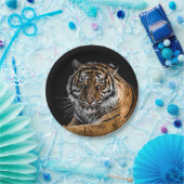 Wilde Oerwoud Dierlijke Tijger Papieren Bordje (Feest)