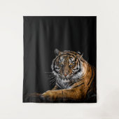 Wilde Oerwoud Dierlijke Tijger Wandkleed (Voorkant)