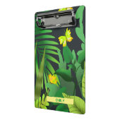 Wilde oerwoud en gele vlinders mini klembord (Angled2)