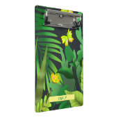 Wilde oerwoud en gele vlinders mini klembord (Schuin)