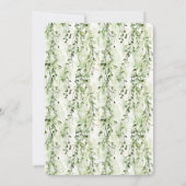 Wilde Oerwoud Groene Ivy Leopard Verjaardag Kaart (Achterkant)