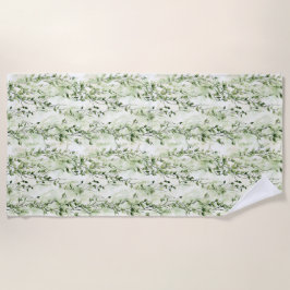 wilde Oerwoud groene klimop Strandlaken