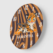 Wilde Oerwoud Safari Animals baby Grote Klok (Hoek)