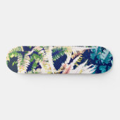 Wilde Oerwoud schilderen, Dark Botanical Natuur in Skateboard (Horizontaal)