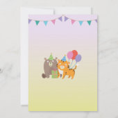 Wilde Oerwoud van de vogelballondierentuin Kaart (Achterkant)