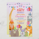 Wilde Oerwoud van de vogelballondierentuin Kaart (Voorkant / Achterkant)