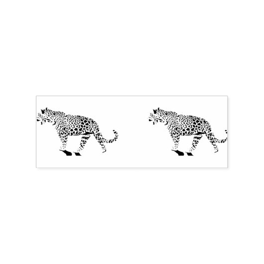 wilde oerwoud van jaguar rubberstempel (Gestempeld)