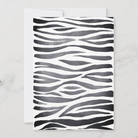 Wilde Oerwouden | BABY SHOWER Kaart (Achterkant)