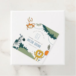 Wilde Oerwouden Kinderen elke zondag Bedankjes Labels