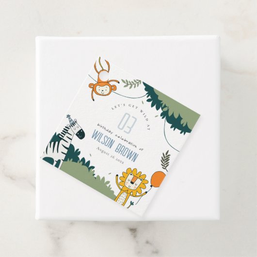 Wilde Oerwouden Kinderen elke zondag Bedankjes Labels (In situ)