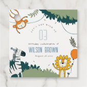 Wilde Oerwouden Kinderen elke zondag Bedankjes Labels (Voorkant)