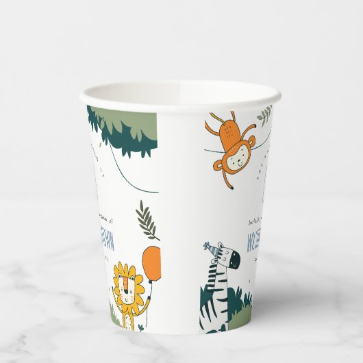 Wilde Oerwouden Kinderen elke zondag Papieren Bekers (Links)