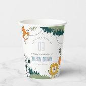 Wilde Oerwouden Kinderen elke zondag Papieren Bekers (Voorkant)