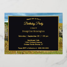 Wilde Oesterkwelp Gold Birthday