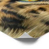 Wilde ogen - Poster leopard Fine Art/Print (Hoek)